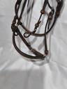 Bridon artisanal marron strass muserolle allemande