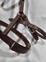 Bridon side-pull artisanal marron