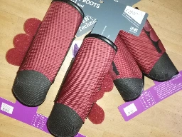 guetres de cross QHP anterieurs + posterieurs ruby XL
