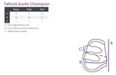 guetres + protege-boulets QHP champion Steel Blue