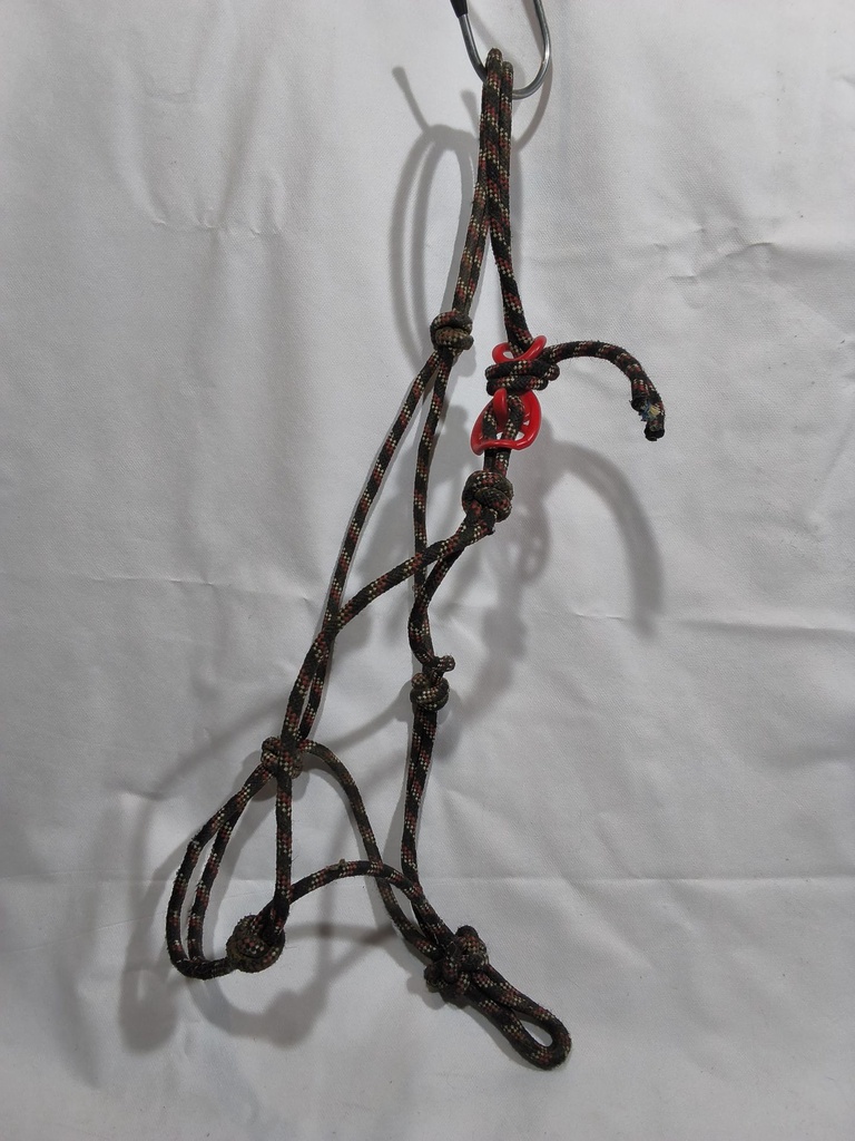 [73822] Licol corde occasion avec attache secu gris cheval