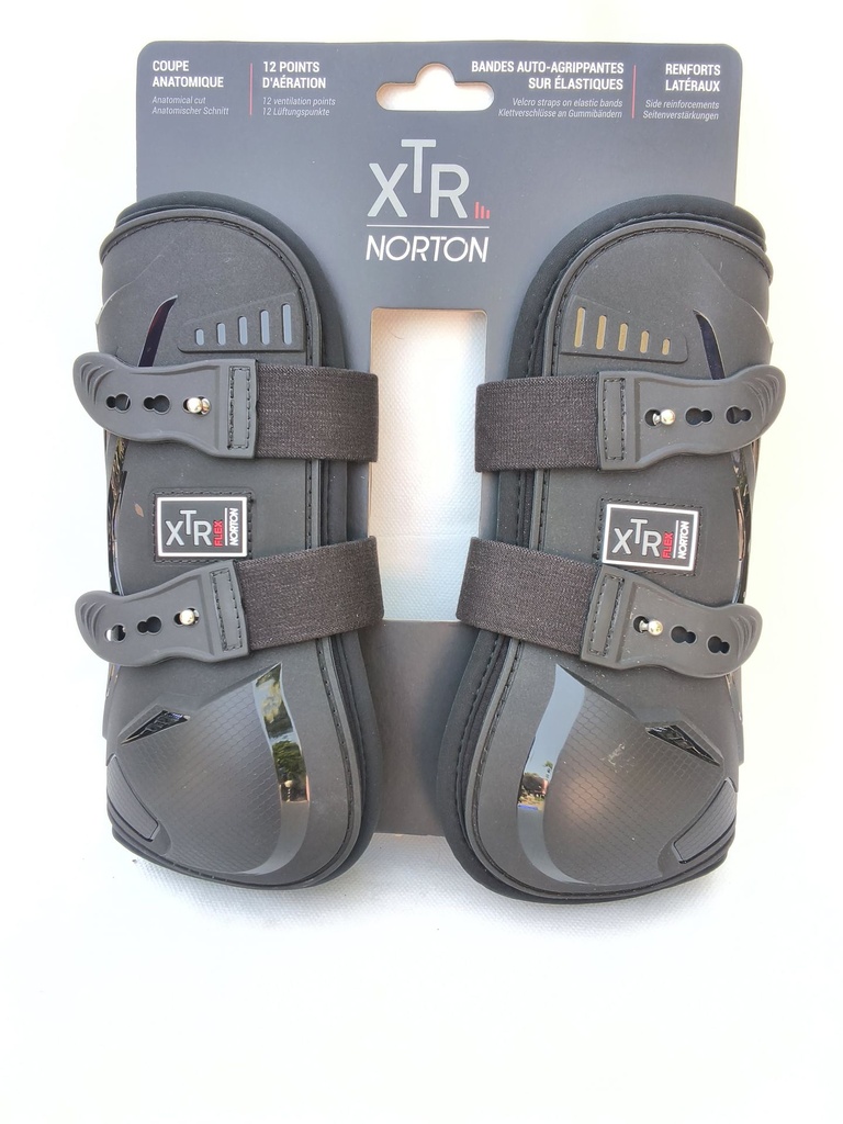 [73842] Guetres norton XTR Flex à  bouton noir cheval