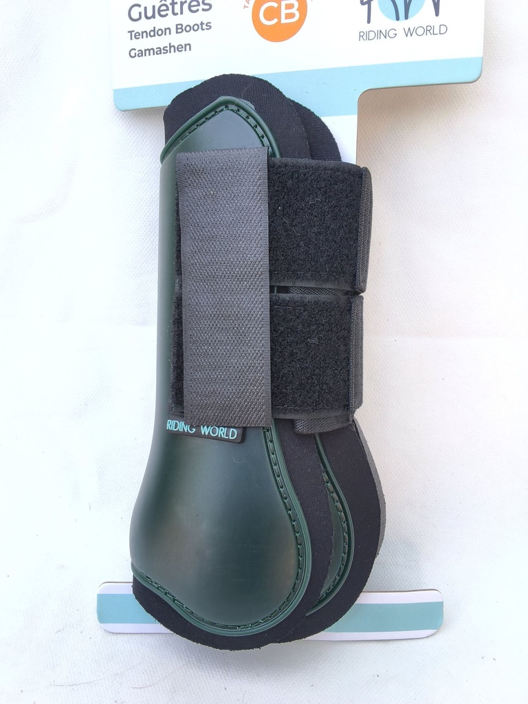 [73847] Guêtres riding world vert foncé cob