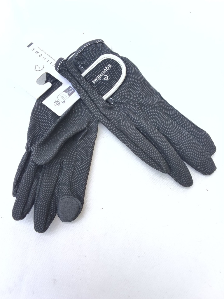 Gants equitheme Charlie noir S