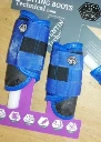 guetres de cross QHP anterieurs bleu cobalt XL (à acheter avec posterieurs)