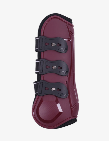 [75440] guetres QHP champion bordeaux cheval