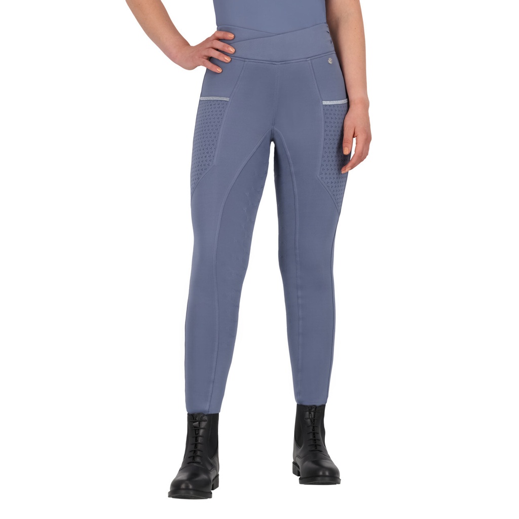 [75467] pantalon leggings QHP Aubree Misty blue (34 (36FR))