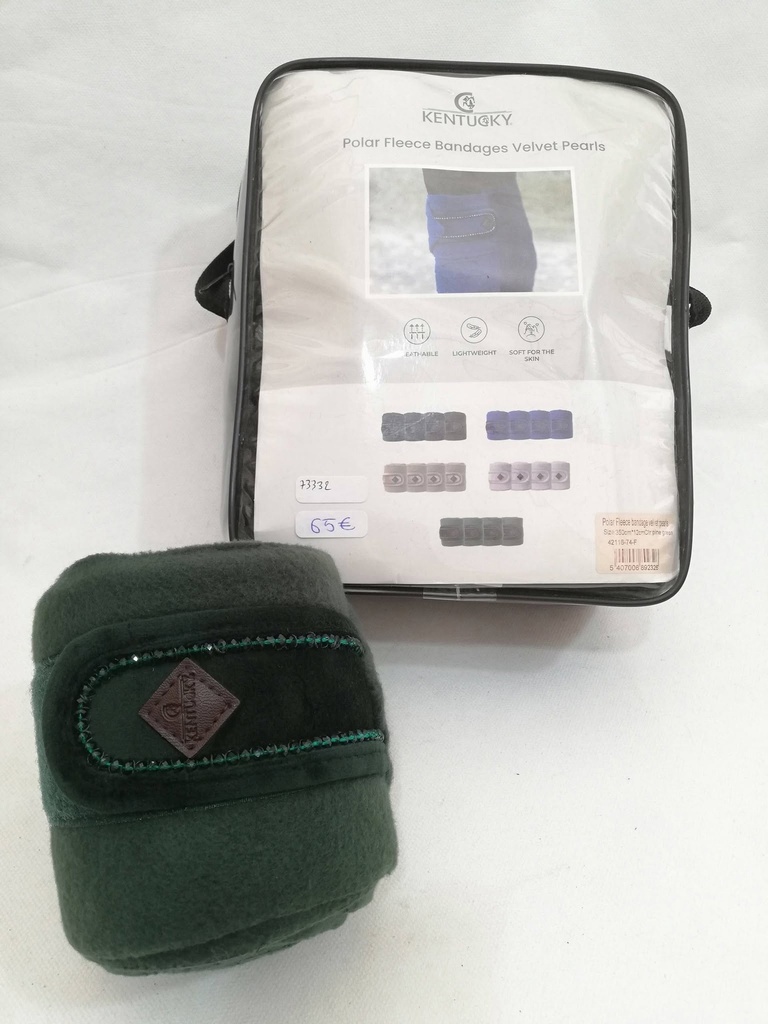 [73332] bandes de polo kentucky preal vert cheval x4