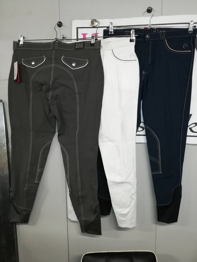 pantalon equitheme verona blanc homme 38