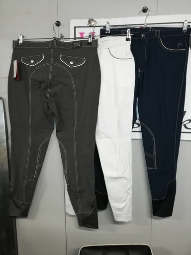 pantalon equitheme verona blanc homme 38