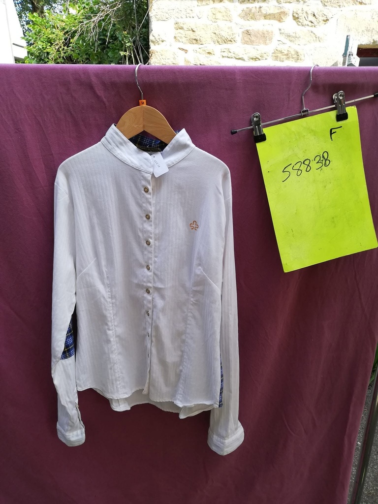 chemise manches longues emma charles de nevel M blanc