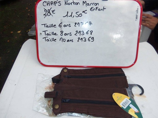 mini chaps norton amara marron 8ans