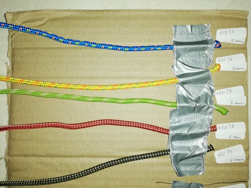Corde 5 mm challenge « 577 » cousin jaune/orange/vert