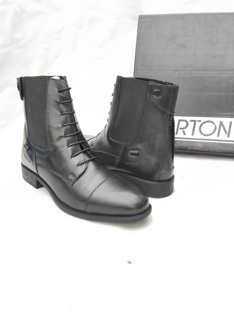 Boots Noton lacets noir