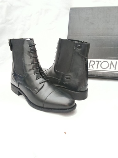 Boots Noton lacets noir
