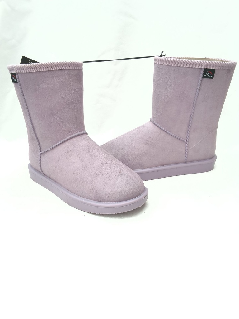Bottines fourrées HKM Dave MAUVE