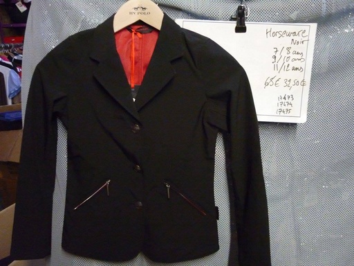 veste concours horseware marine 7/8ans