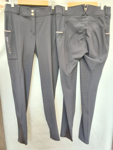 Pantalon montar lila femme gris