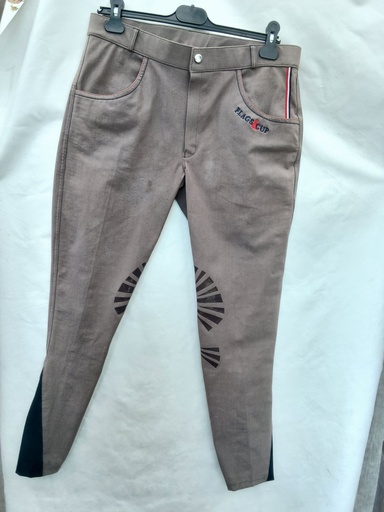 Pantalon flags and cups homme marron 44