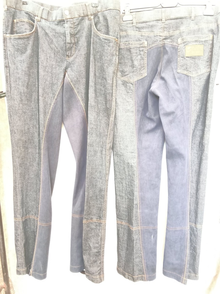 Pantalon jodhpur jean Hkm bleu homme