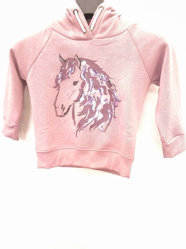 Sweat à capuche Hkm alwa mauve