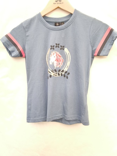 T-shirt Hkm aymee bleu 8ans