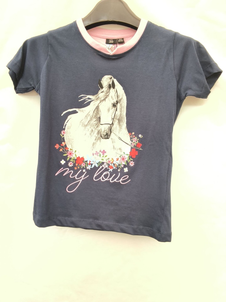 T-shirt Hkm horse spirit marine