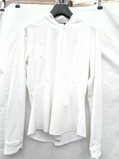 Polo concours horse pilot aero light femme manches longues blanc M