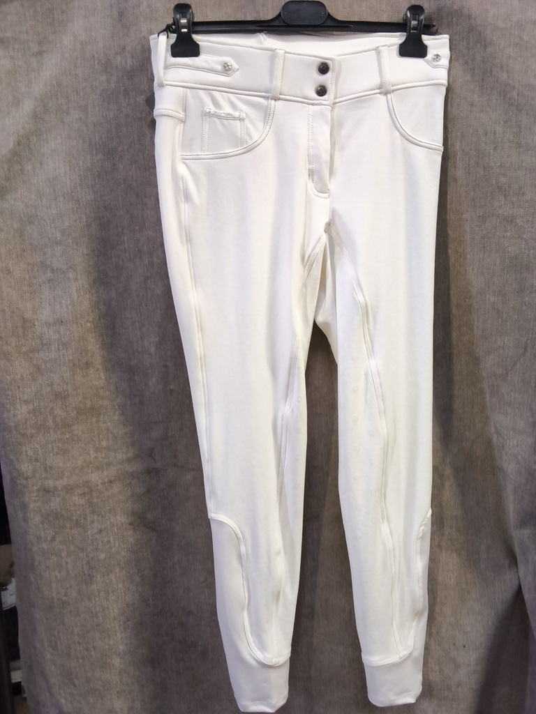 Pantalon Qhp adelyn blanc femme