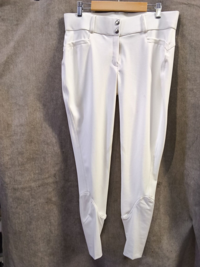 Pantalon flags and cup oleron femme blanc 40