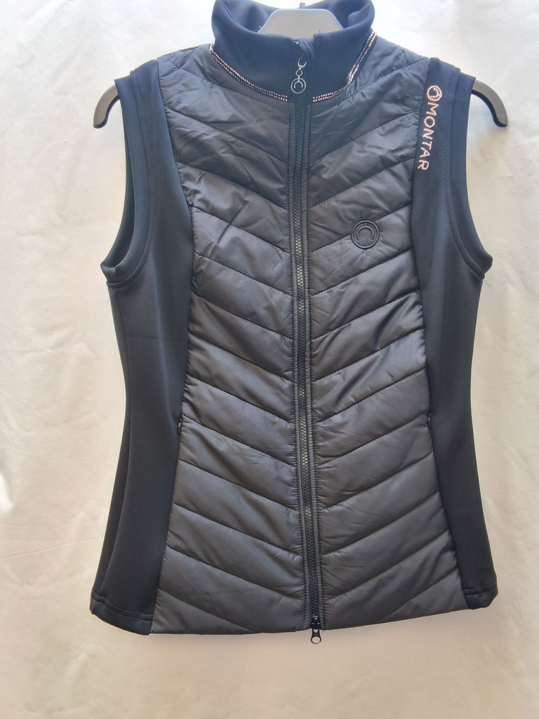 Blouson sans manches montar mari noir