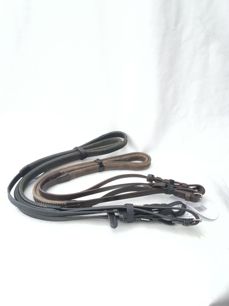 Rênes caoutchouc riding world cheval