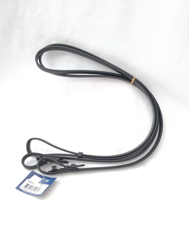 Rênes de bride cuir norton noir cheval