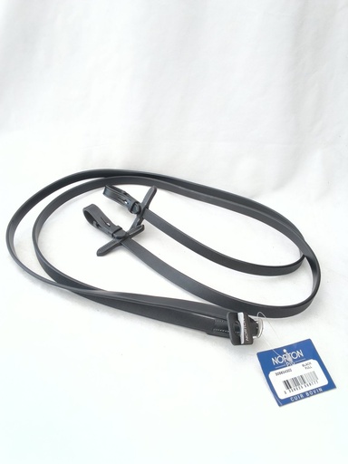 Rênes cuir norton noir cheval