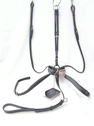 Collier de chasse Dyon cross noir cheval