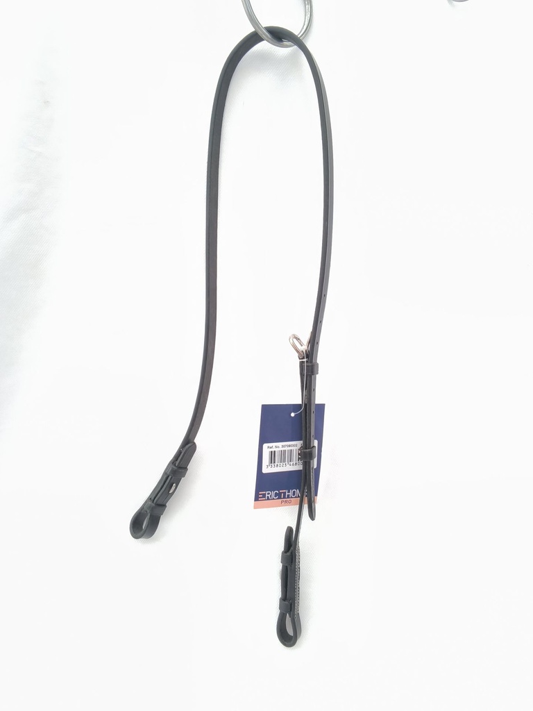 Montant bridon cheval noir