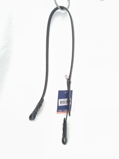 Montant bridon cheval noir