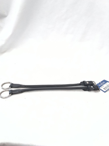 Montants de releveur cuir norton noir cheval