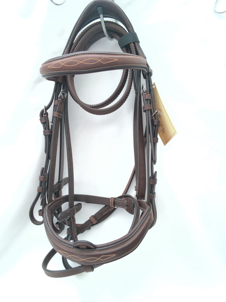 Bridon + renes Canter Carac havane