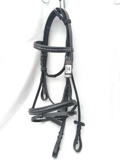 Bridon + renes economic Hkm noir