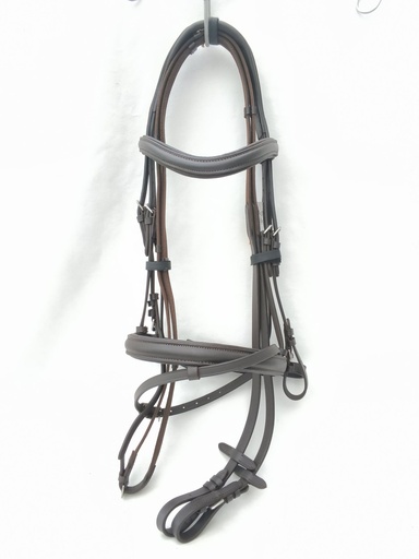 Bridon + rênes waldhausen  x-line stockholm marron cob