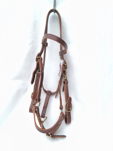 Bridon/licol ronzon marron cheval