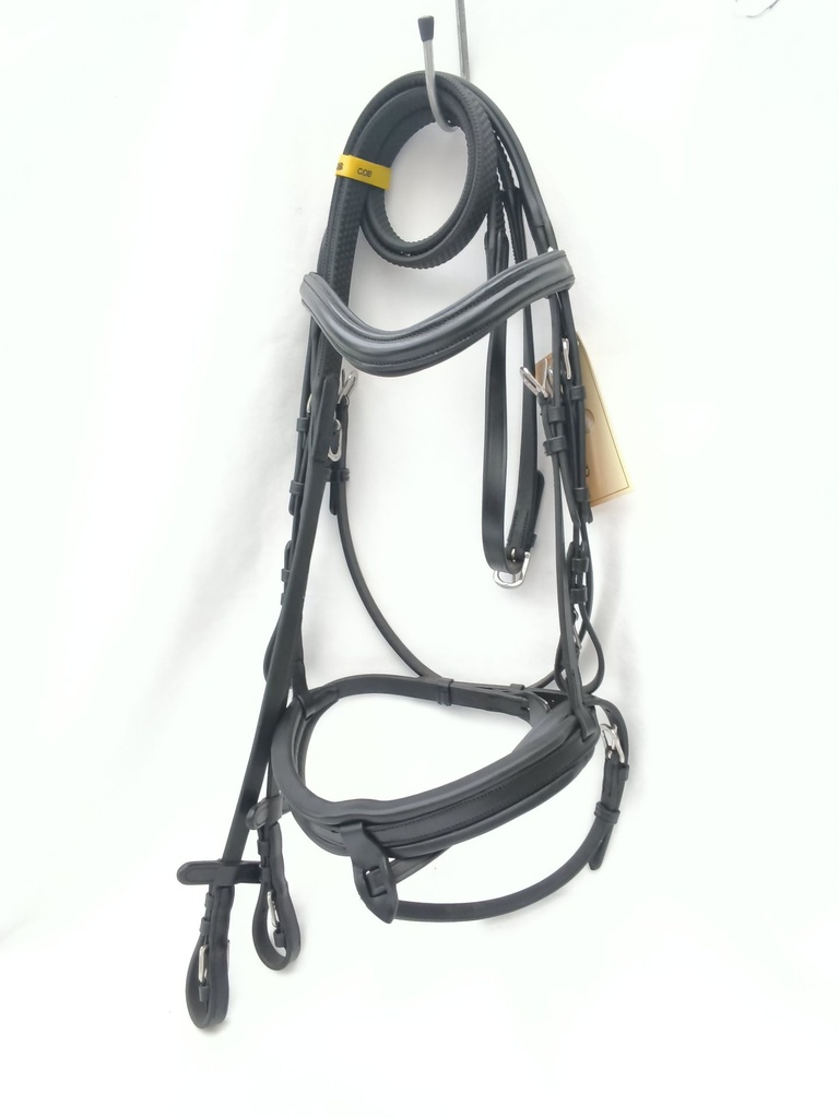 Bridon+rênes canter alme noir cob