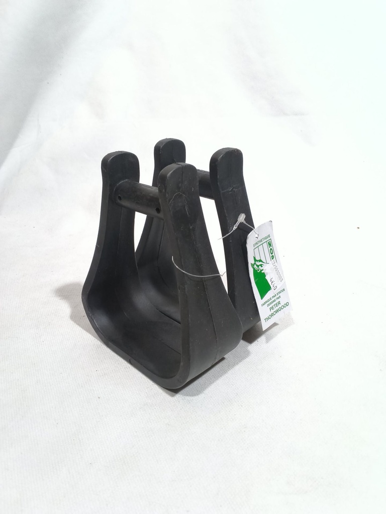 Étriers western plastique norton noir enfant