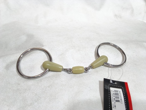 Mors simple double brisure resine feeling