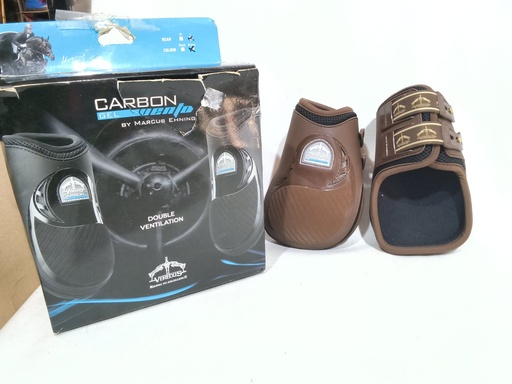 Protège-boulets Veredus carbon gel vento marron L