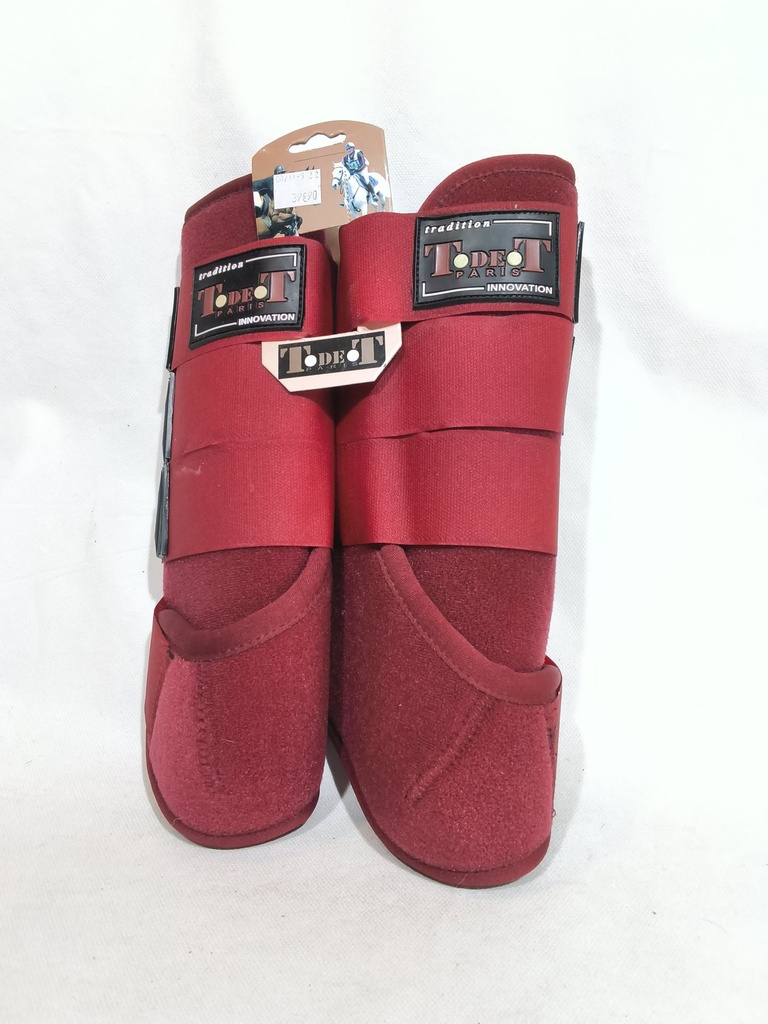 Guetres fermées neoprene TdeT bordeaux L