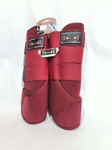Guetres fermées neoprene TdeT bordeaux L