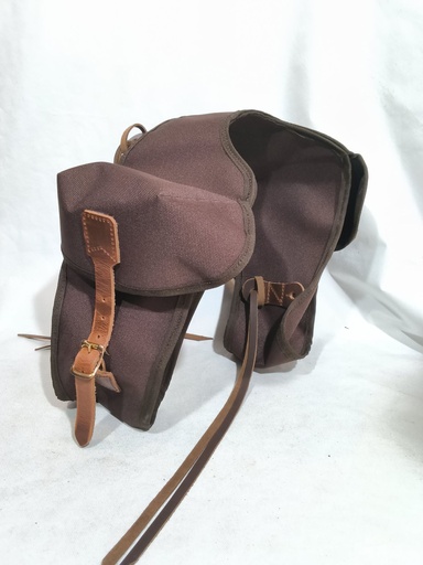 Sacoche nylon grizli Ronzon marron
