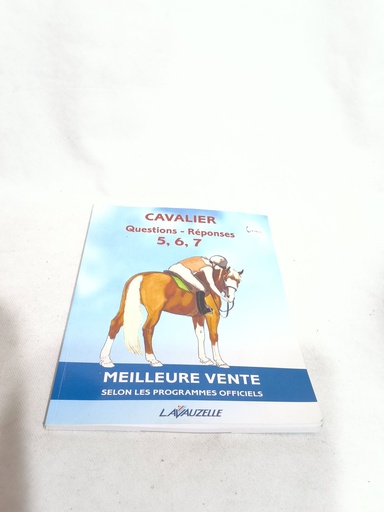 Livre galop 5 ,6,7 questions reponses lavauzelle